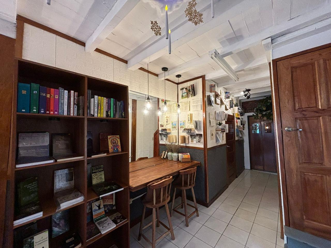 Interior view of Bricks & Books Cafe