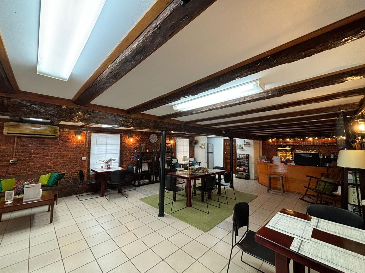 Interior view of Bricks & Books Cafe